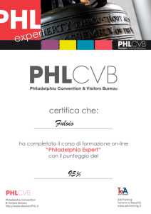 Certificazioni Philadelphia expert