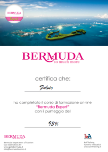 diploma Bermuda ftravelpromoter