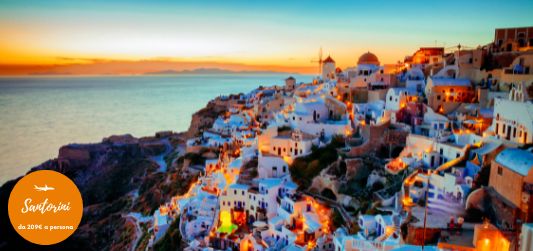 Offerta Santorini con volo e hotel